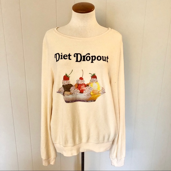 diet dropout sweatshirt